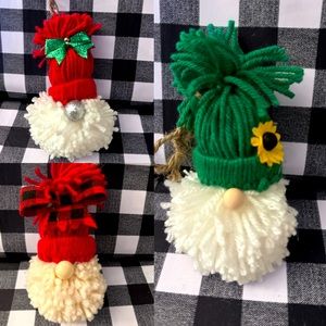 Handmade gnome ornament decor